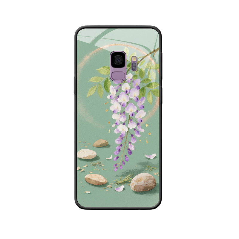 Harmonie und Schutz: Blauregen-Motiv auf Galaxy S9 Case