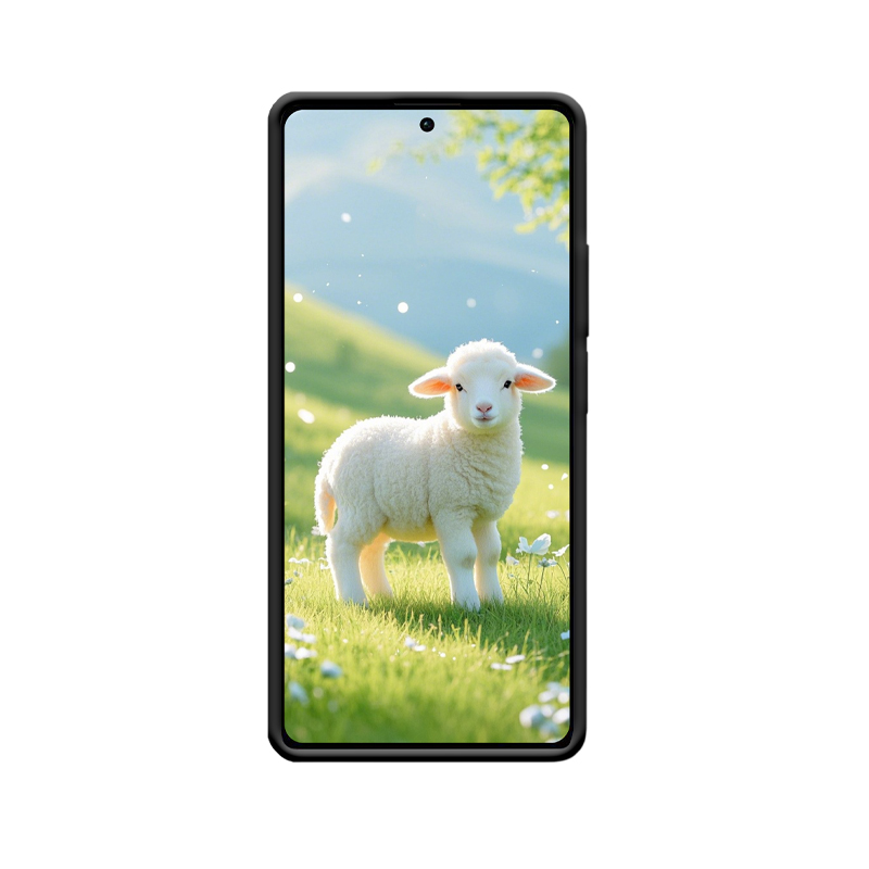 Die friedliche Ausstrahlung des Schafs: Entdecken Sie die Redmi Note 13 5G Hülle – Bild 2