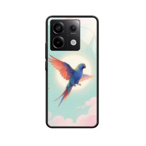 Die lebendige Farbenpracht des Papageis: Entdecken Sie die Redmi Note 13 Pro 5G Hülle