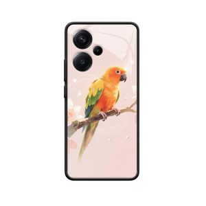 Die zauberhafte Eleganz des Papageis: Entdecken Sie die Redmi Note 13 Pro Plus 5G Hülle