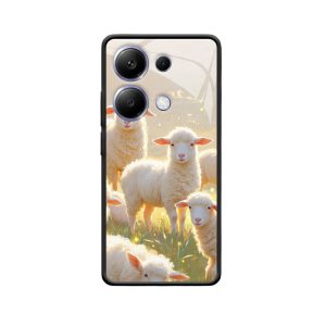 Die sanfte Präsenz der Schafe: Entdecken Sie die Redmi Note 13 Pro Hülle