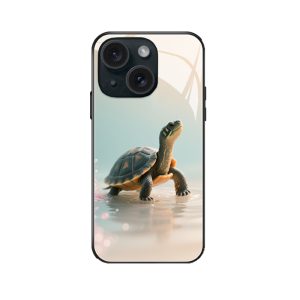 Weisheit und Ruhe: iPhone 15 Plus Hülle inspiriert von der majestätischen Schildkröte