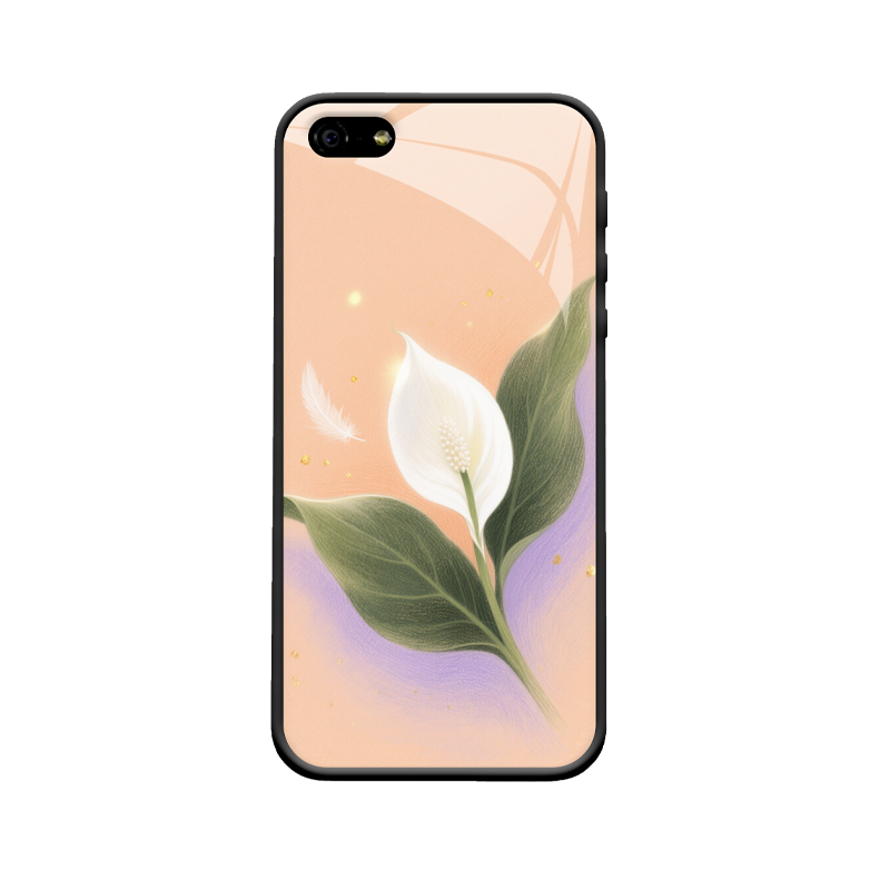 Traumhafte Designs: iPhone 5 Hülle mit Spathiphyllum