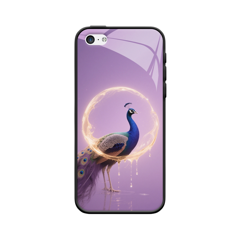 Die Schönheit der Natur: iPhone 5C Hülle mit Pfau-Design