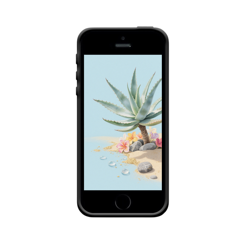 Eleganz trifft Energie – iPhone 5S Handyhülle mit Agavenkraft – Bild 2
