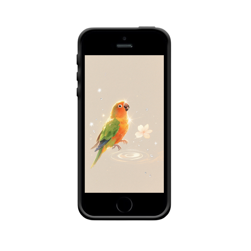Entdecken Sie die lebendige Symbolik der Papageien mit unserer iPhone 5S Hülle – Bild 2