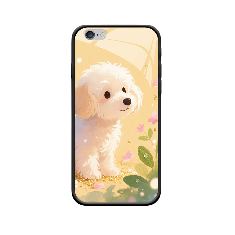 Entdecken Sie die süße Harmonie mit unserer iPhone 6 Hülle-Der Glücksbringer Hund