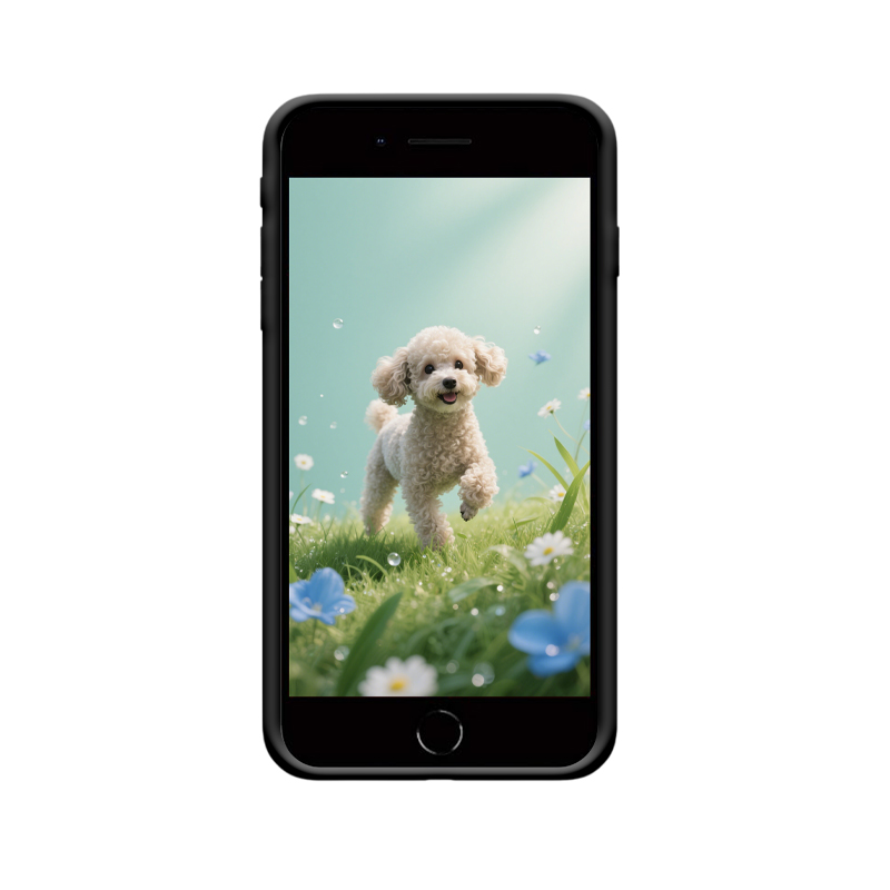 iPhone 7 Plus Hülle mit Hundemotiv – Bild 2