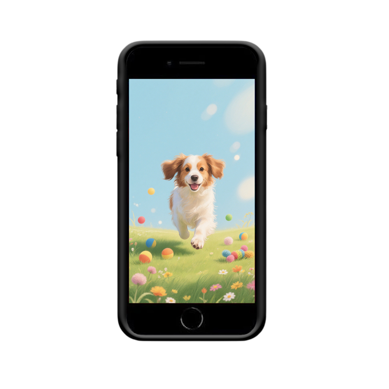 iPhone 7 Hülle - Glücksbringer mit Hundefreund – Bild 2