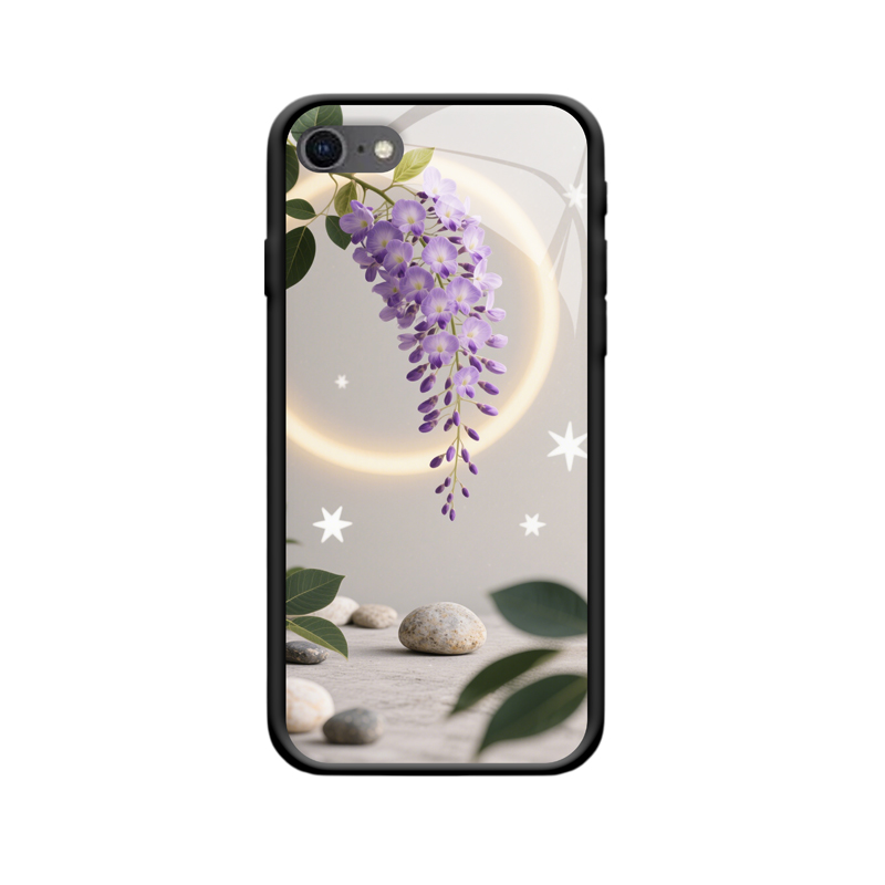 Die mystische Schönheit der Glyzinie auf deiner iPhone 8 Hülle