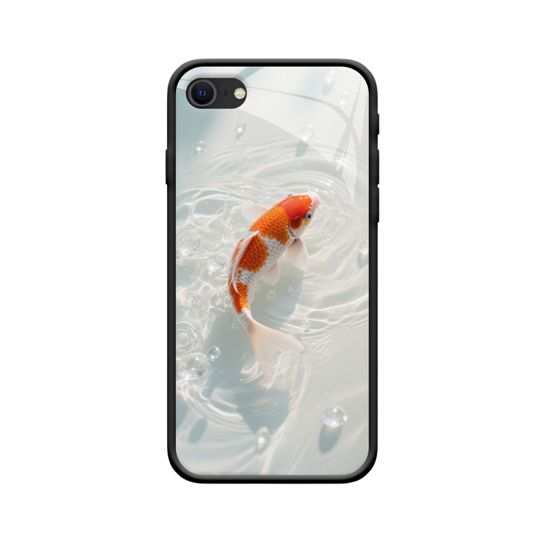 Eleganz & Energie – iPhone SE (2022) Hülle mit Koi