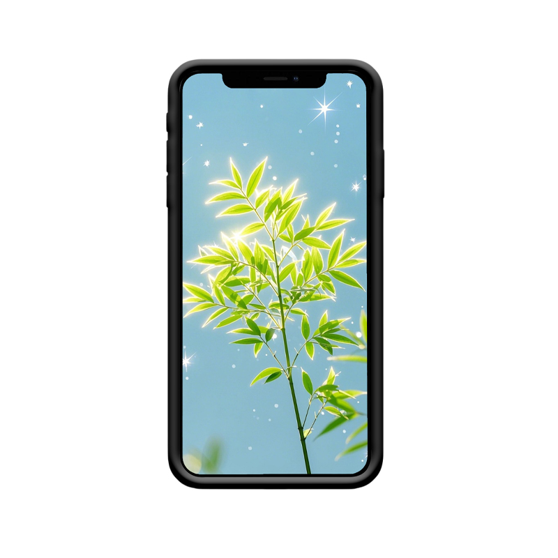 Schutz & Stil – iPhone XS Hülle mit Nandina – Bild 2