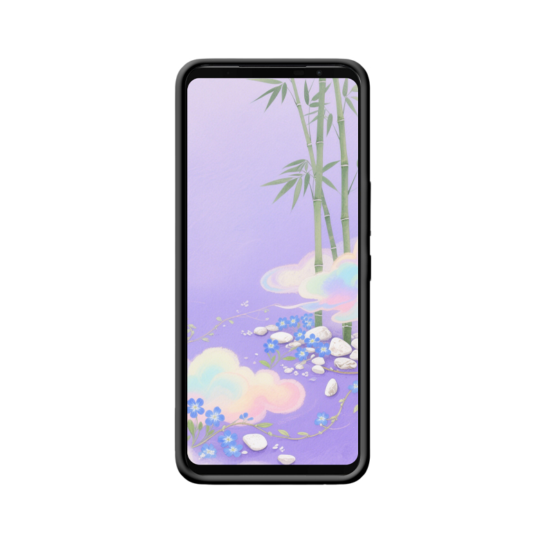 ASUS ROG Phone 5s Hülle: Zarter Bambuszauber - Eleganz und Poesie – Bild 2