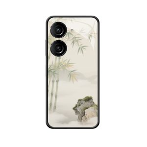 ASUS Zenfone 10 Hülle: Bambusidylle - Eleganz und Ruhe in chinesischer Tradition