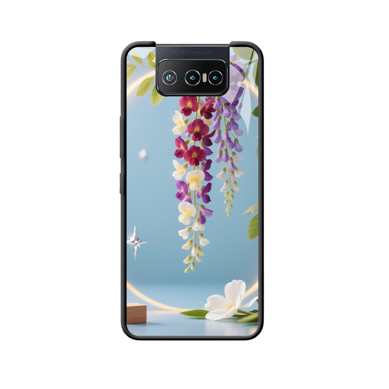 ASUS Zenfone 8 Hülle mit Wisteria – Poesie zum Mitnehmen