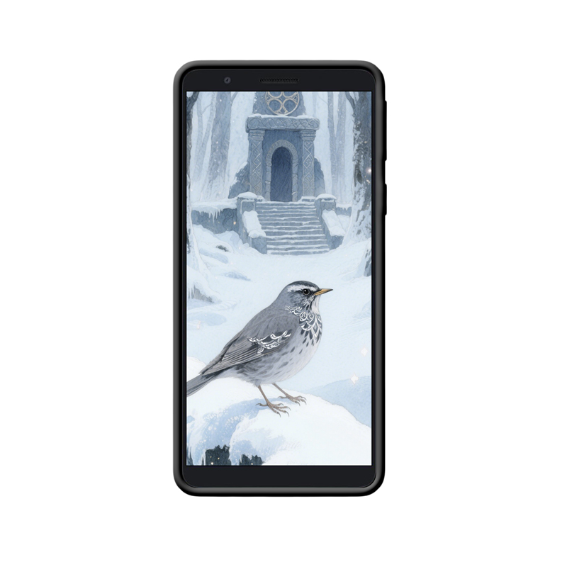 Galaxy A01 Core Hülle: Eleganz mit Frostigen Thrush – Bild 2