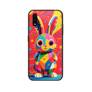 Galaxy A01 Hülle mit geometrischem Hasen