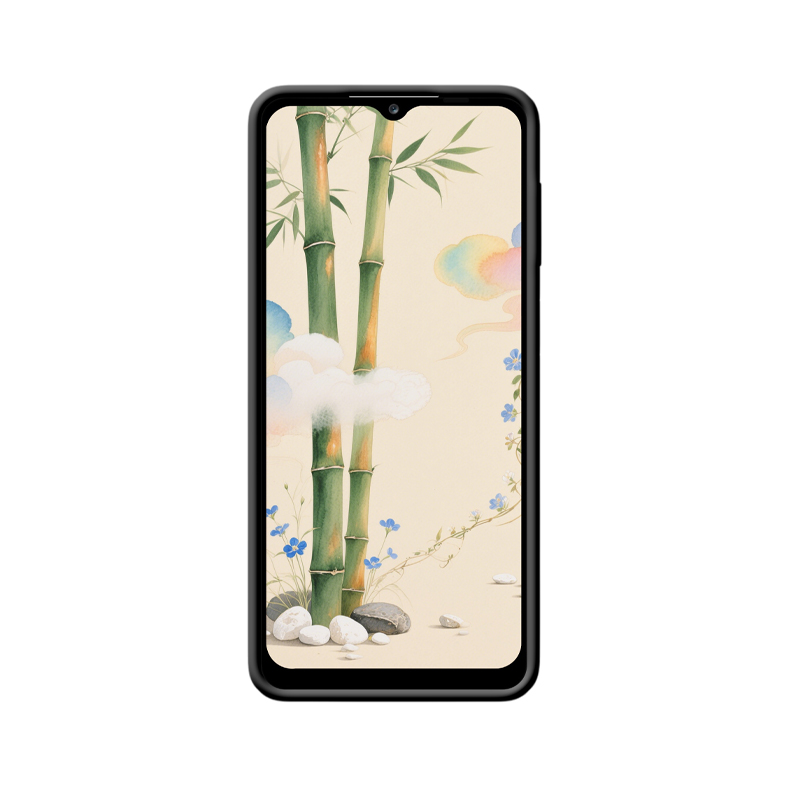 Feng Shui für unterwegs – Galaxy A12 Bambus Hülle – Bild 2