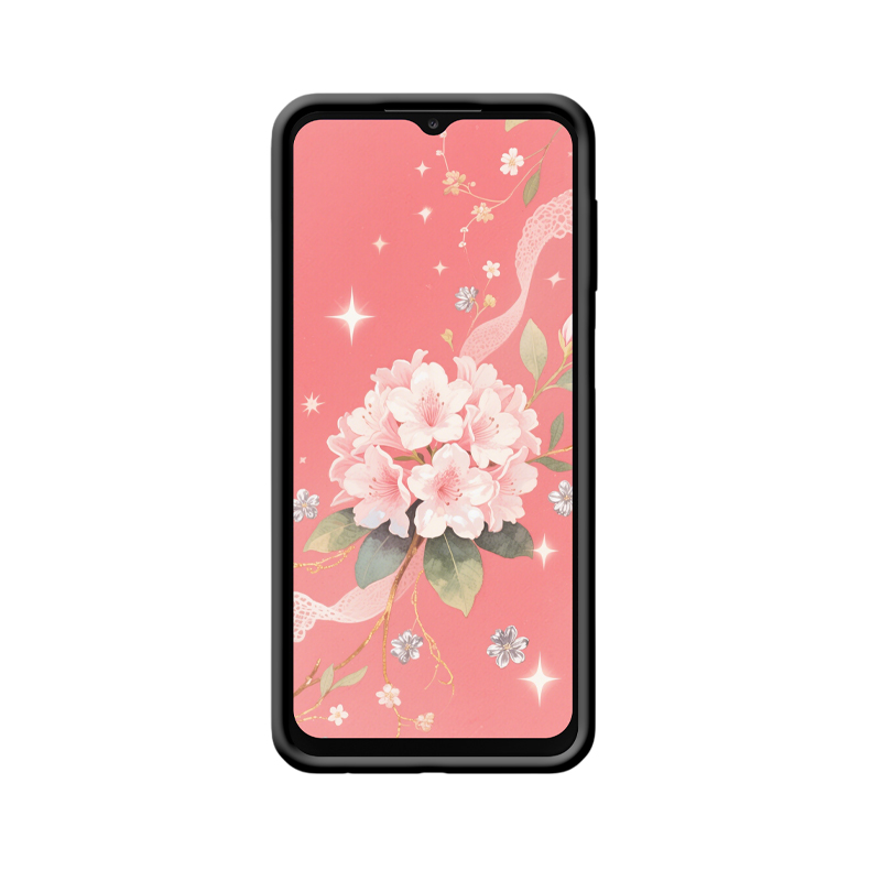Galaxy A23 Hülle: Kreatives Azaleenmotiv für eine zarte Schönheit – Bild 2