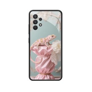 Zart und stark: Galaxy A32 4G Hülle mit Eidechsen-Energie