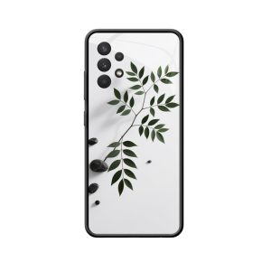 Zen trifft Stil – Galaxy A32 Hülle mit Nandina-Motiv