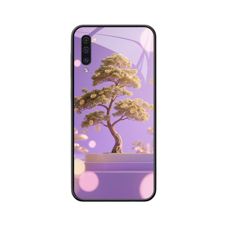 Romantischer Traum vom Reichtum: Galaxy A50 Hülle blüht vor Reichtum