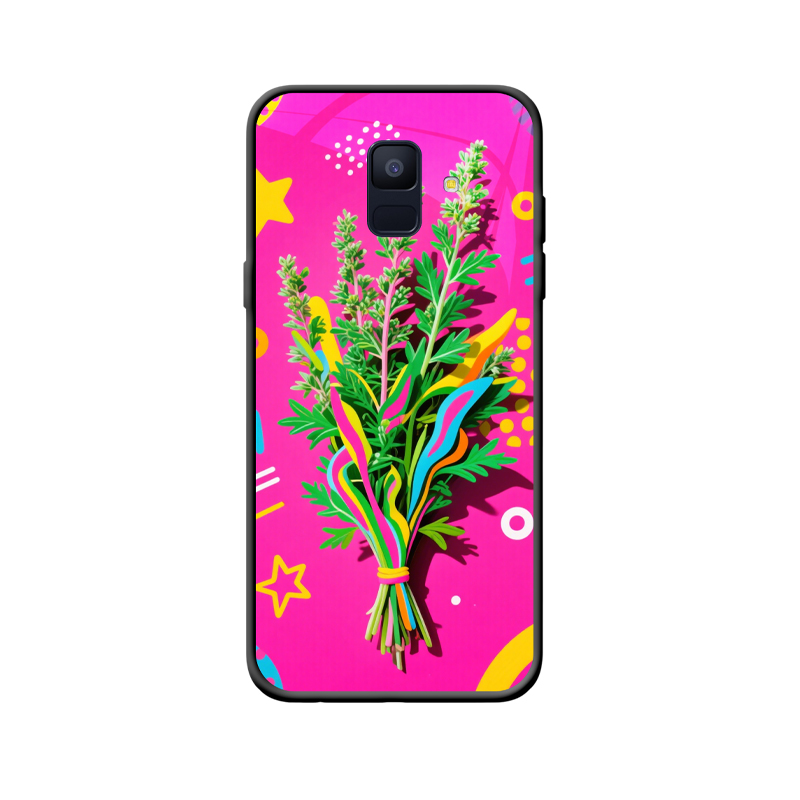 Zwischen Zuckerfarben und Beifuß – Galaxy A6 Case mit Tiefe