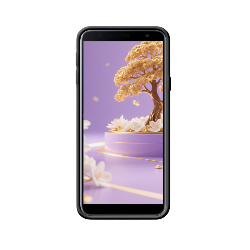 Galaxy J4 Plus Hülle mit elegantem Geldbaum-Motiv für Glück und Stil – Bild 2