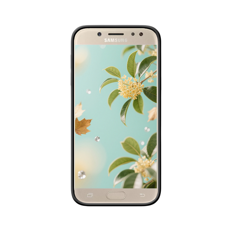 Herbstliche Eleganz: Galaxy J7 Pro Hülle mit Osmanthus – Bild 2