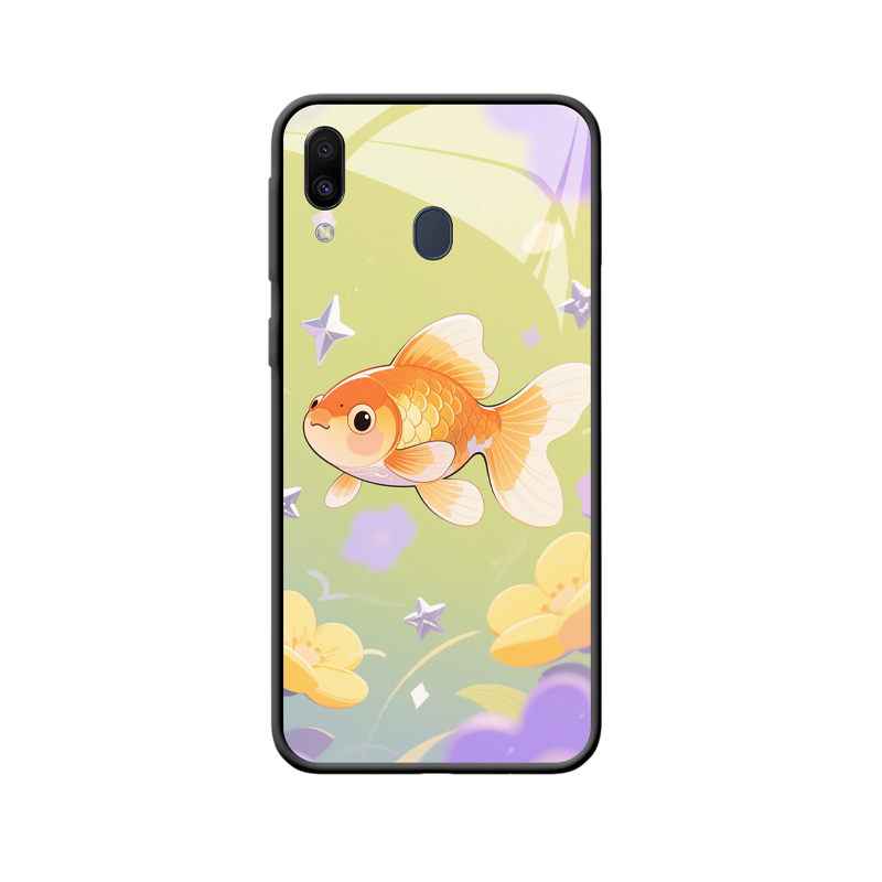 Galaxy M20 Hülle mit 'Goldfisch': Märchenhafte Frühlingsreise