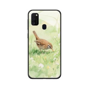 Galaxy M21 Hülle mit Drossel: Frühlingsfrische Natur