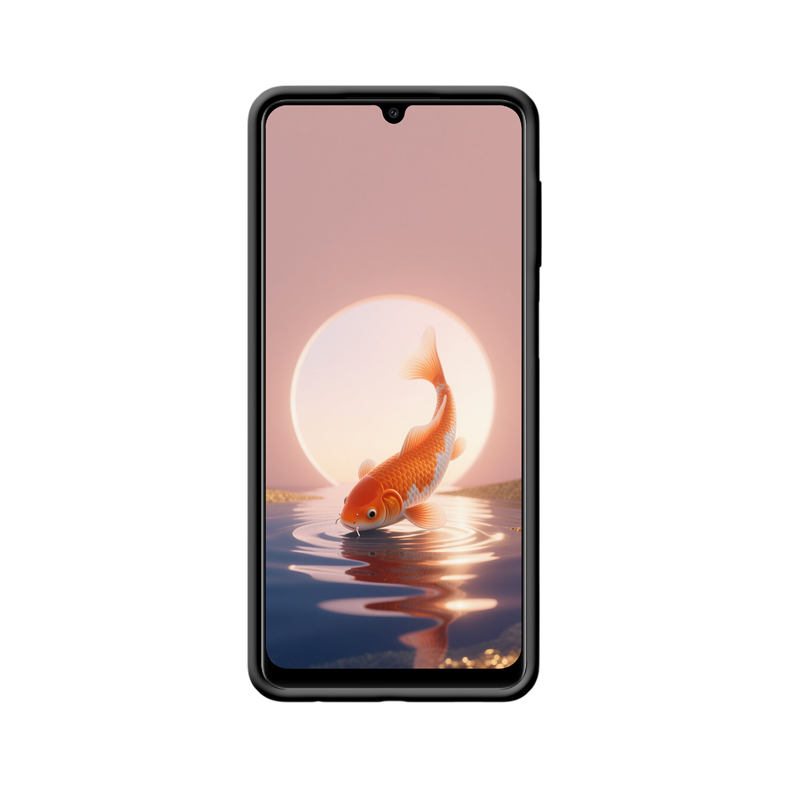 Galaxy M22 Hülle mit 'Koi': Poetisches Mondlicht am See – Bild 2