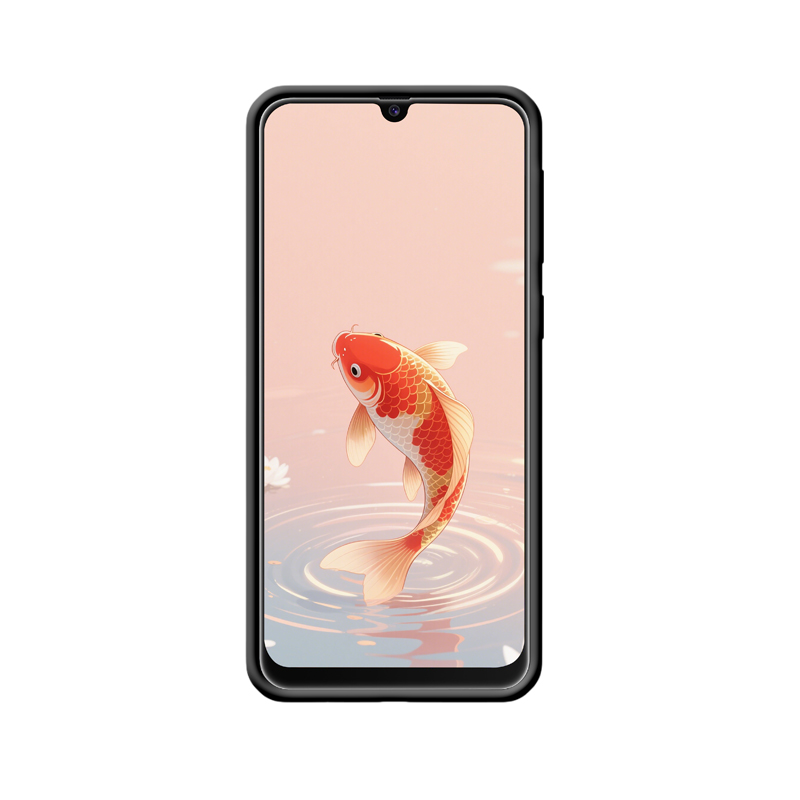 Sanftes Rosa und Koi: Magischer Teich mit Galaxy M30S Hülle – Bild 2