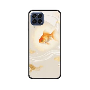 Galaxy M33 5G Hülle mit 'Goldfisch': Klassische Eleganz