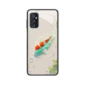 Galaxy M52 5G Hülle: Zarter Koi im sanften Wasser