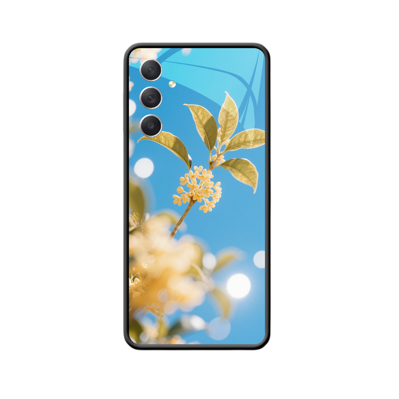Herbstliche Anmut: Galaxy M54 5G Hülle mit Osmanthus