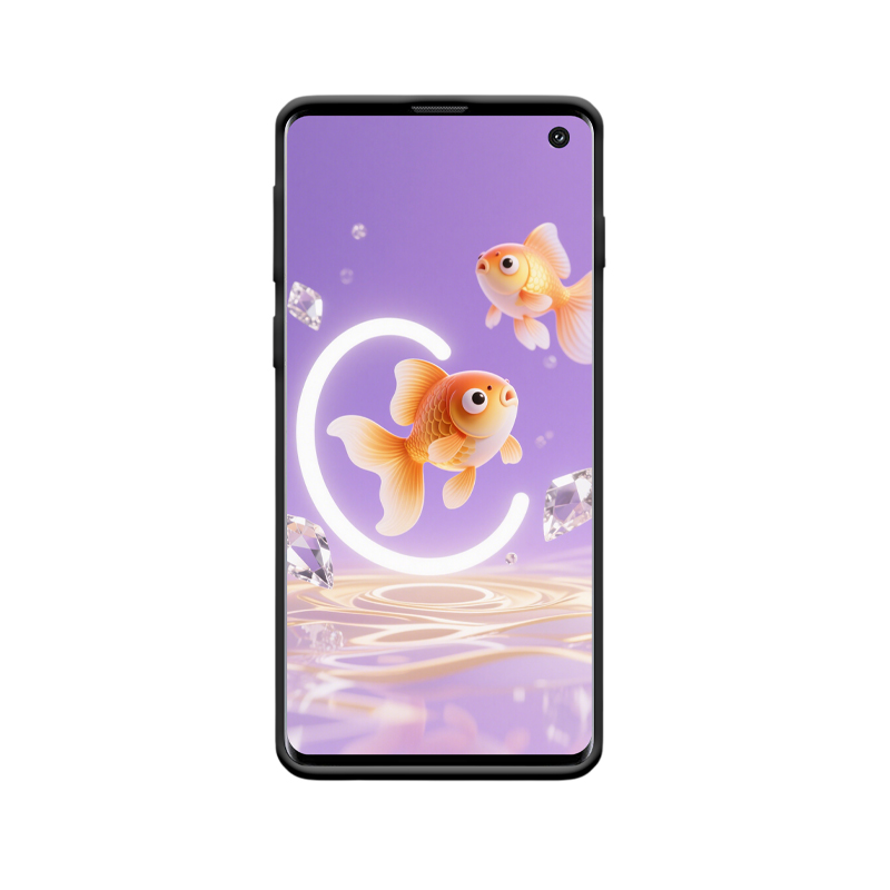 Galaxy S10 Hülle mit Goldfischen – Eleganz trifft Energie – Bild 2