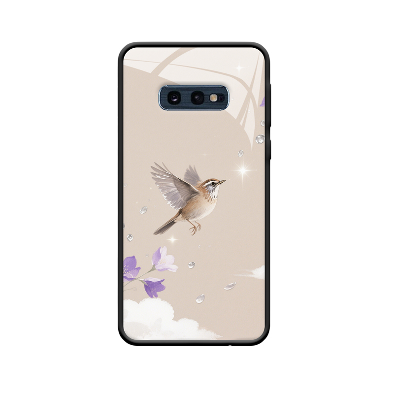 Traumhafte Galaxy S10e Hülle mit dem Symbol der Drossel