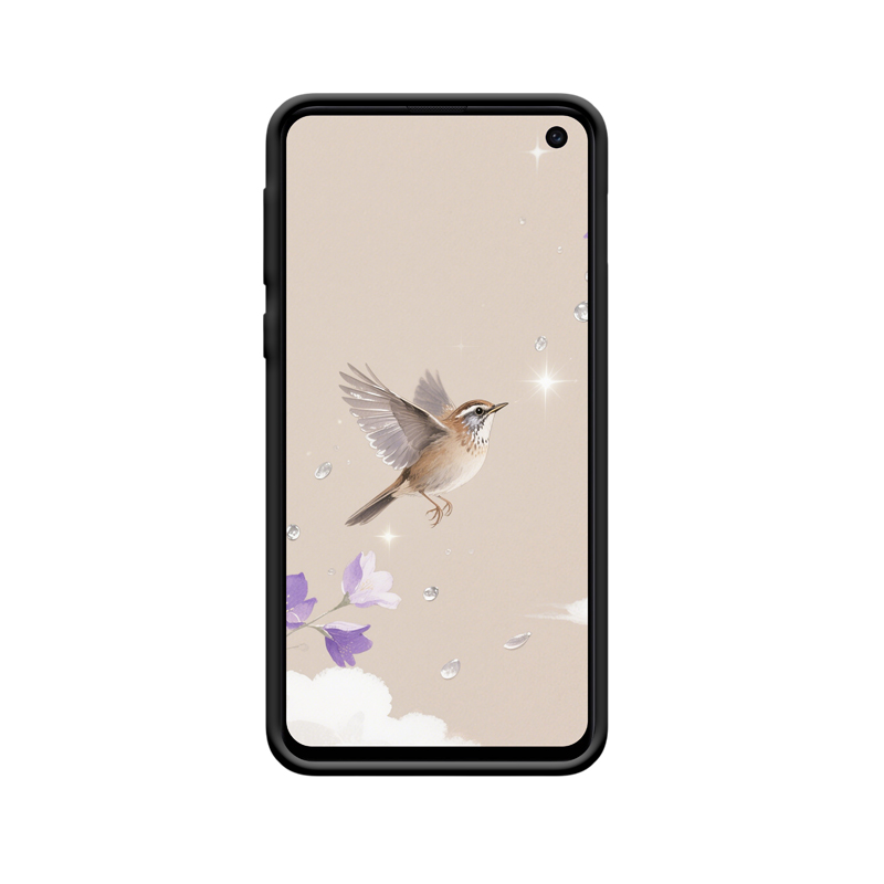 Traumhafte Galaxy S10e Hülle mit dem Symbol der Drossel – Bild 2