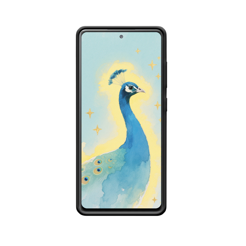 Kunst trifft Funktion – Pfauen Galaxy S20 FE Hülle – Bild 2