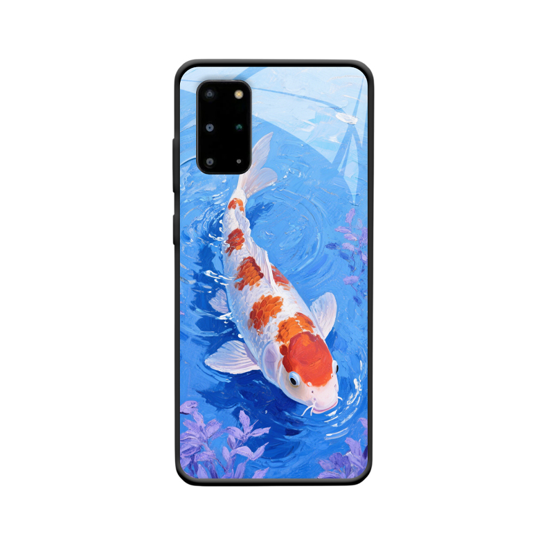 Schönheit in Bewegung: Die Koi-Schutz Galaxy S20+ hülle