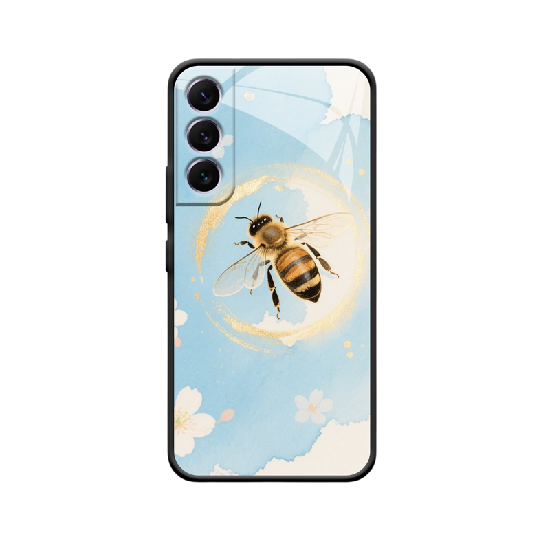 Galaxy S22 Hülle: Bienenmärchen im Blütentraum