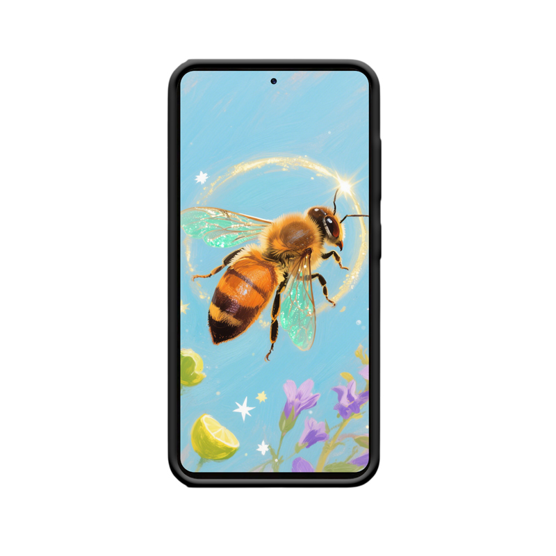 Galaxy S23 Hülle: Goldene Bienen im blauen Himmel – Bild 2
