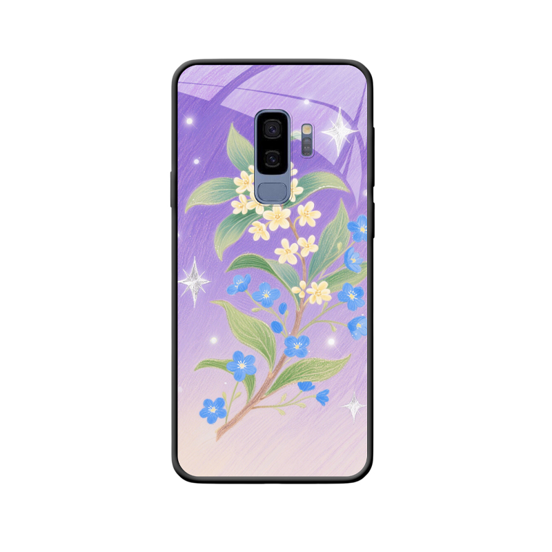 Galaxy S9+ Hülle: Das märchenhafte Duft der Osmanthusblüte im sanften Lila