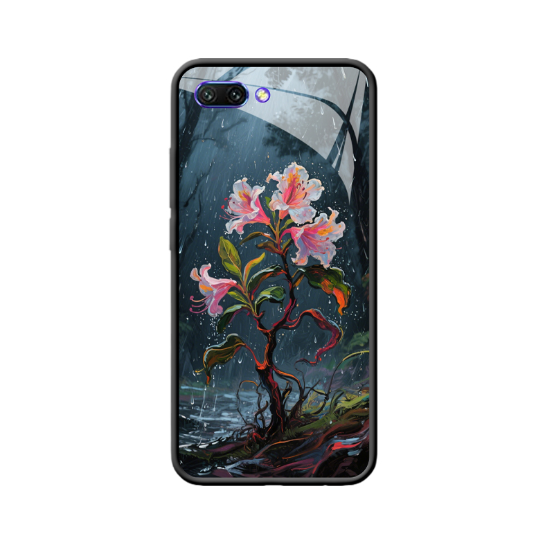 Honor 10 Hülle: Romantisches Regenwaldmärchen mit Azaleenblüten