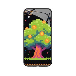 Honor 8S Hülle: Pixeliger Reichtum unter dem kubistischen Geldbaum