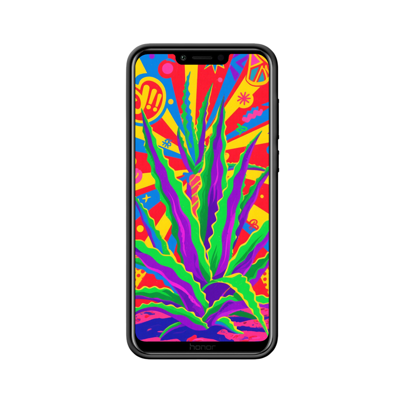 Honor Play Hülle: Agave im Neon-Pop Art Rausch – Bild 2