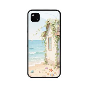 Pixel 4a Hülle: Küstenzauber des Efeus