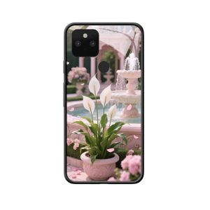 Pixel 5 Hülle: Märchenhafte Eleganz des Spathiphyllum