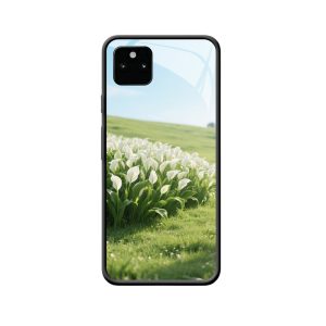 Pixel 5a 5G Hülle: Zarte Schönheit des Spathiphyllum